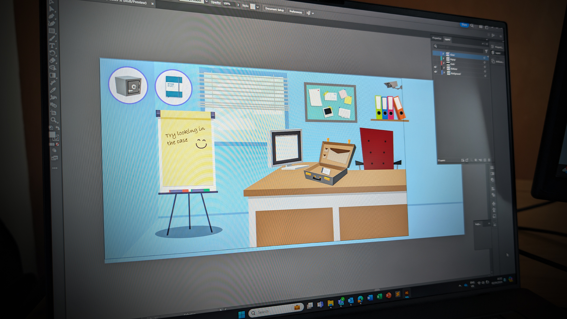 Image of someone using an tablet device for training purposes