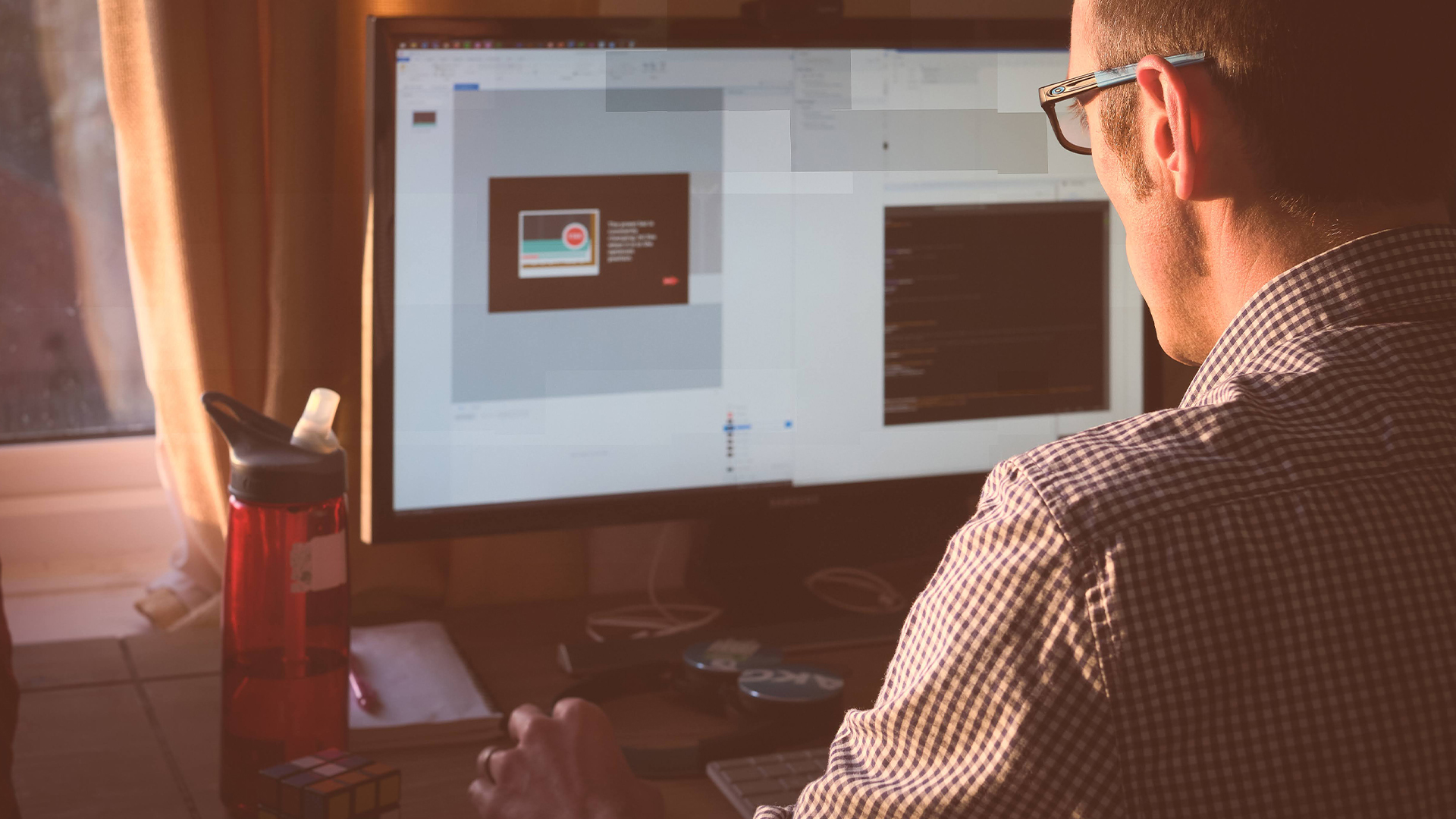 Image of someone using a computer